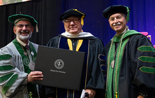 Dr. Robert White receives honorary degree